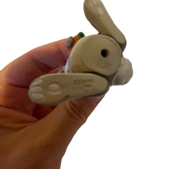 DISNEY Vintage Bambi Thumper Flower and Wise Old Owl Posable PVC Figurines - Picture 4 of 4